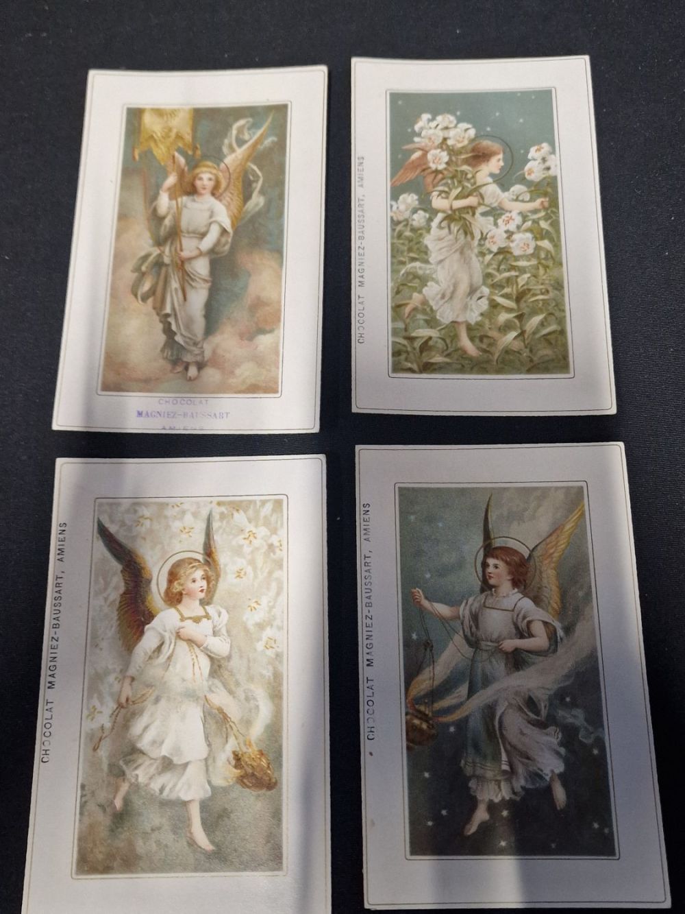 Lot 349: A set of four vintage Chromo Chocolate Magniez...