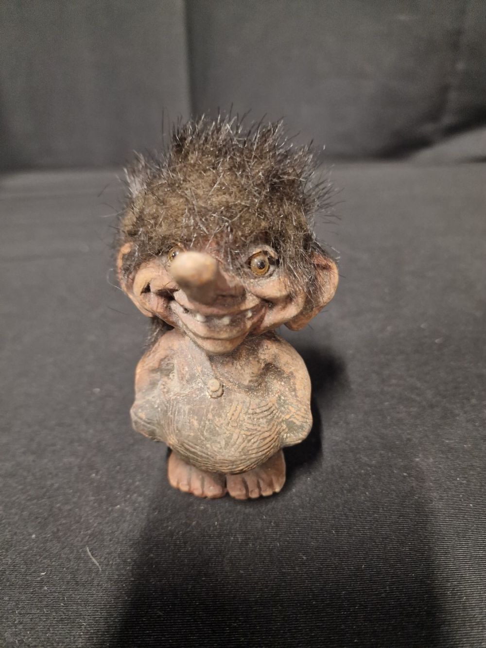 Lot 385: Norwegian NyForm Troll Boy Man Pot Belly Hand...
