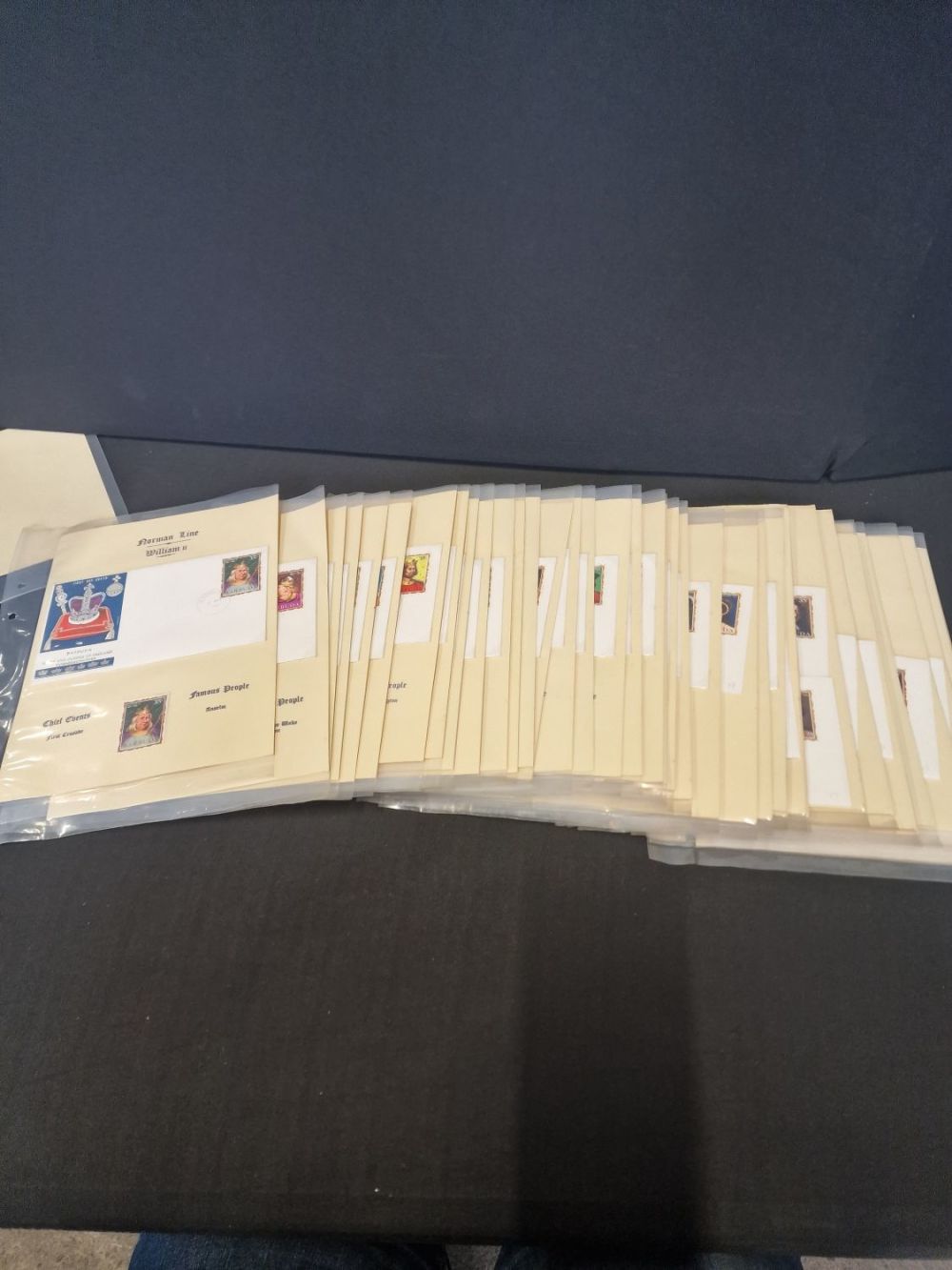 Lot 167: A collection of first day stamps and new...