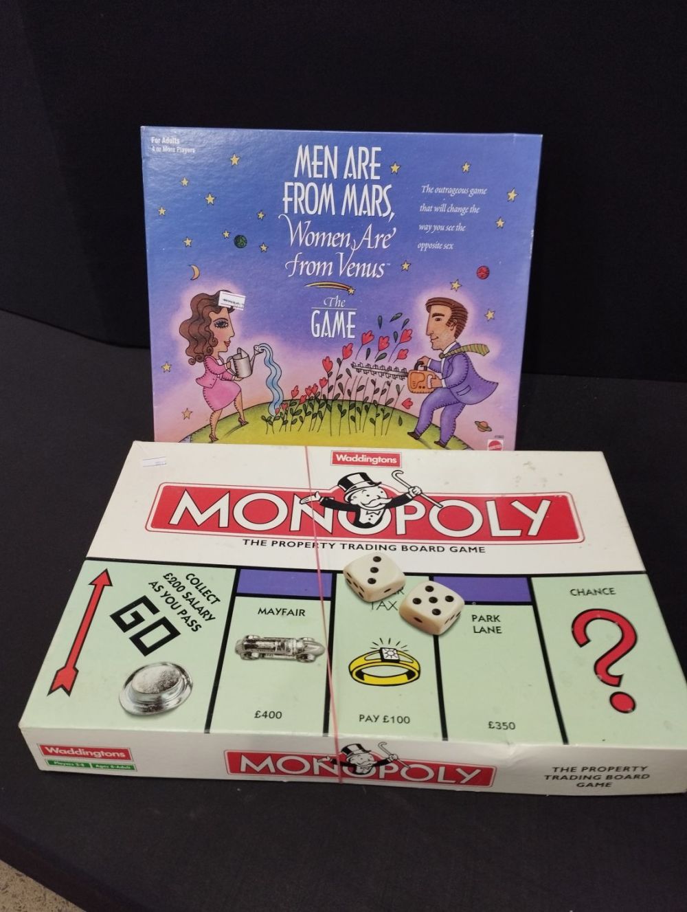 Lot 173: Two Board Games. Monopoly and Men Are From...