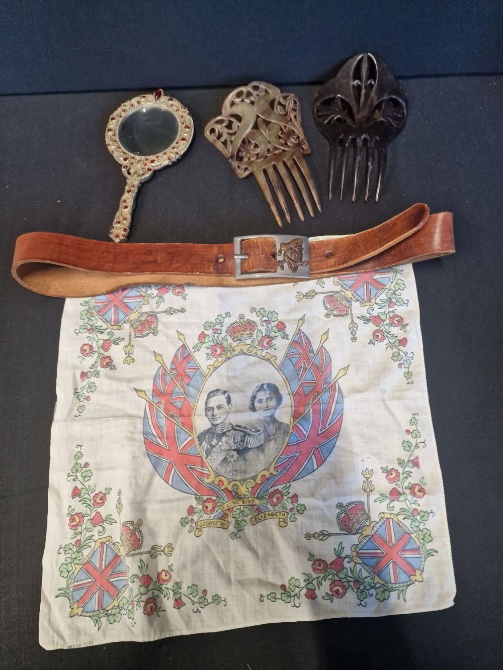 Lot 231: A collection of vintage items includes two vintage...