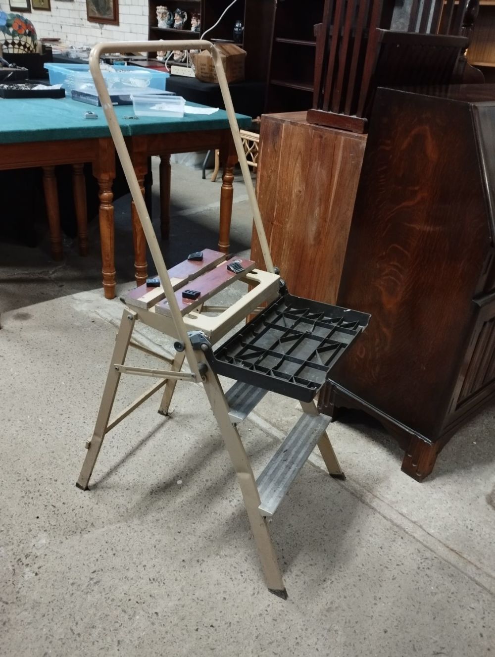 Lot 247: Vintage Black and Decker Handy Jack Stepladder and...