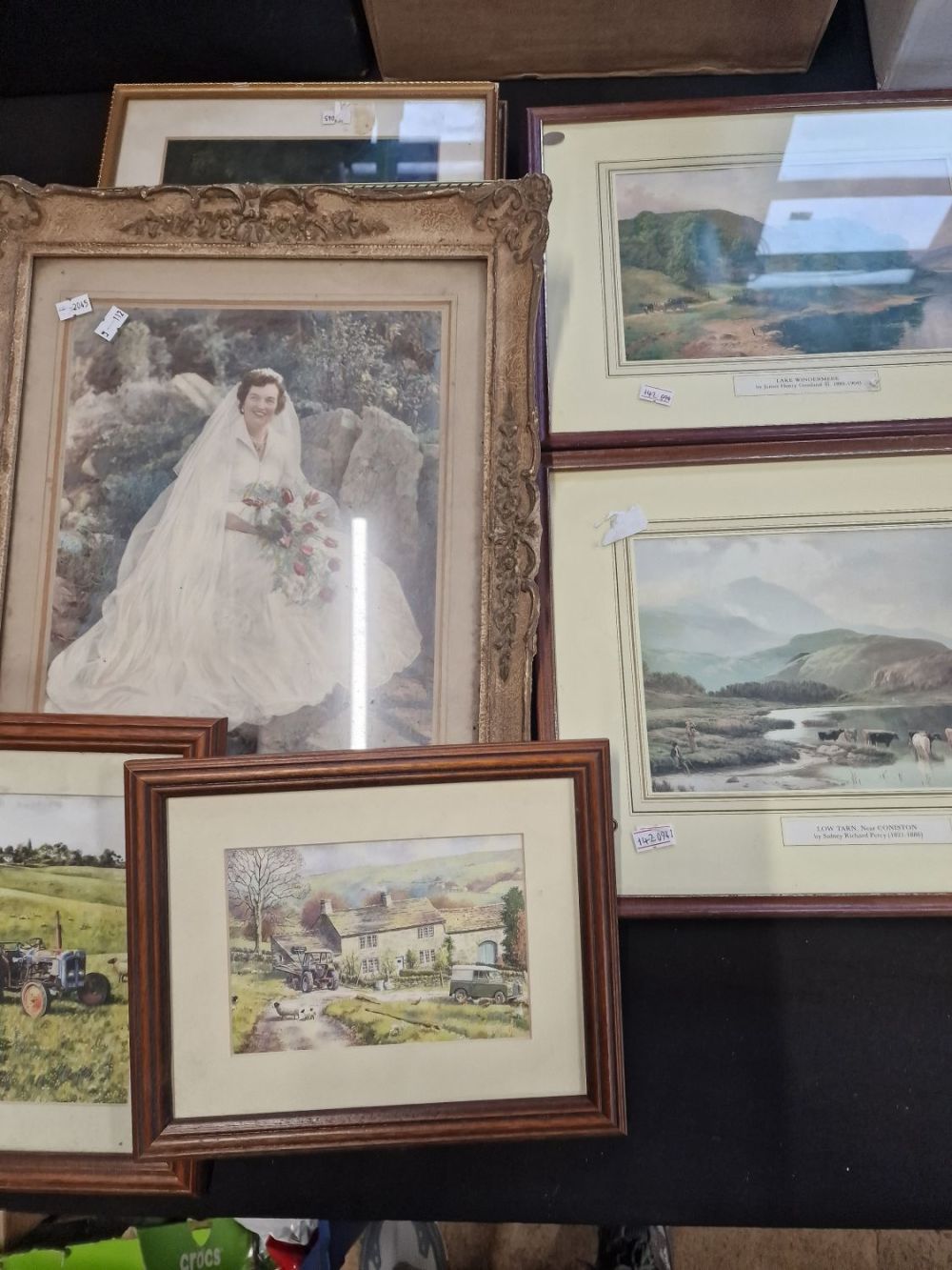 Lot 248: A collection of Ornate frames and pictures