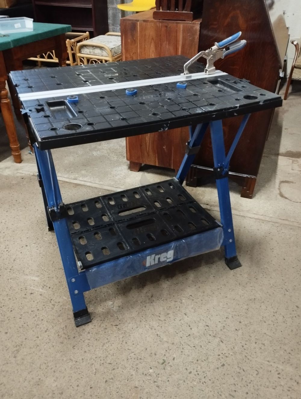 Lot 275: Kreg KWS1000 Mobile Project Centre. Workstation, Saw Horse,...