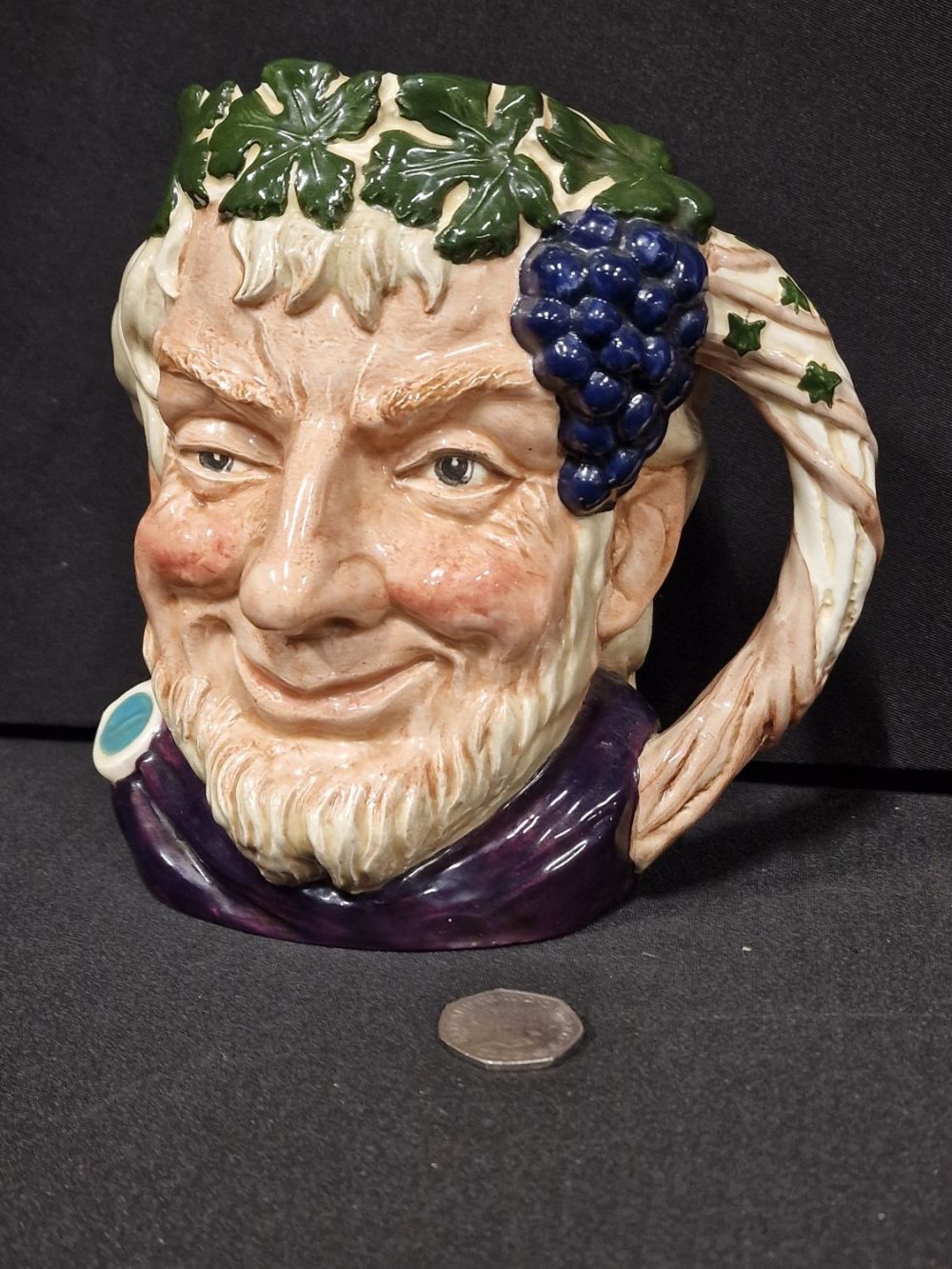 Lot 297: Vintage Royal Doulton 1958 Bacchus D 6499 Toby...