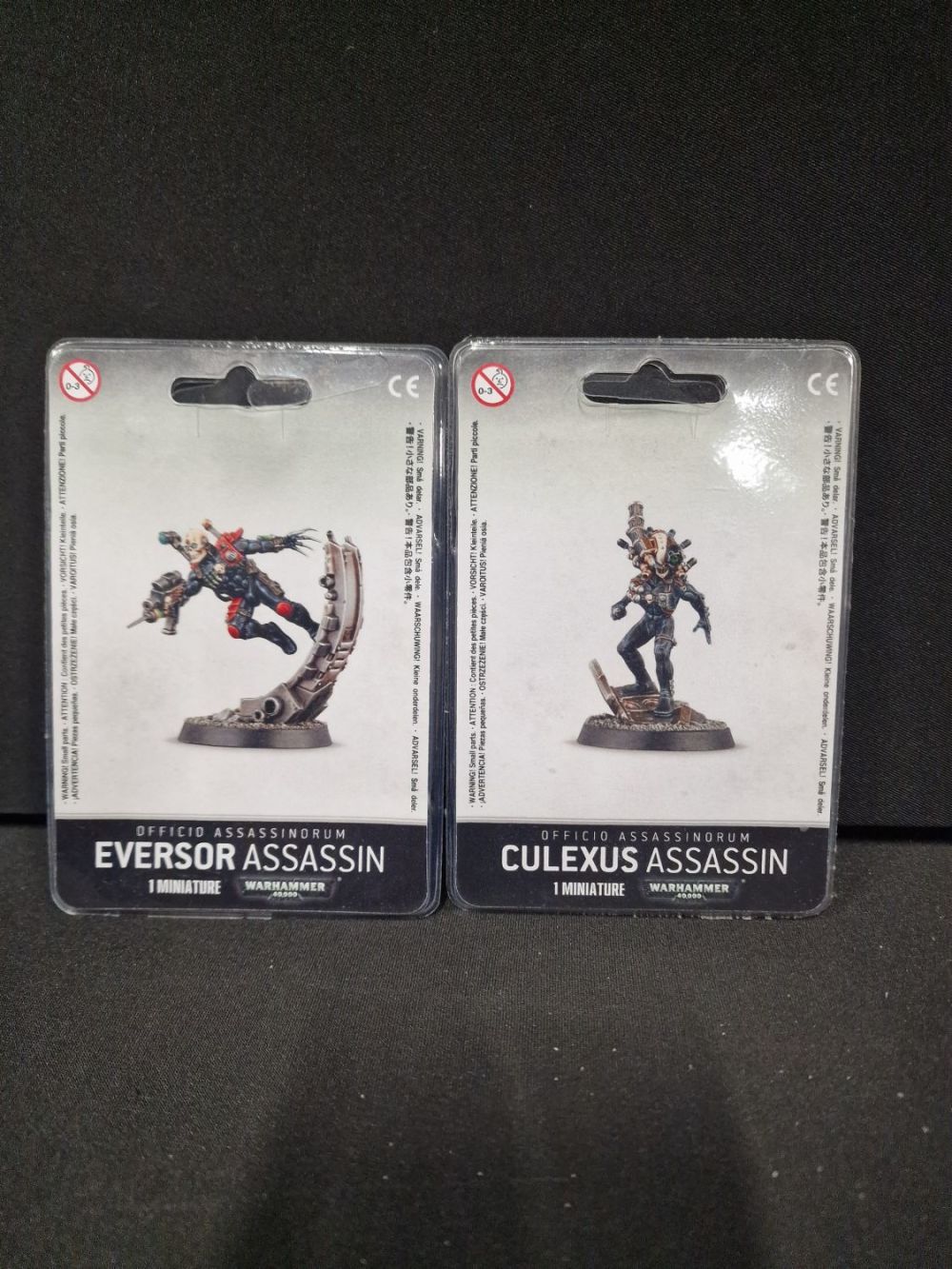 Lot 301: Warhammer 40,000 Eversor Assasin and Culexus Assassin. New...