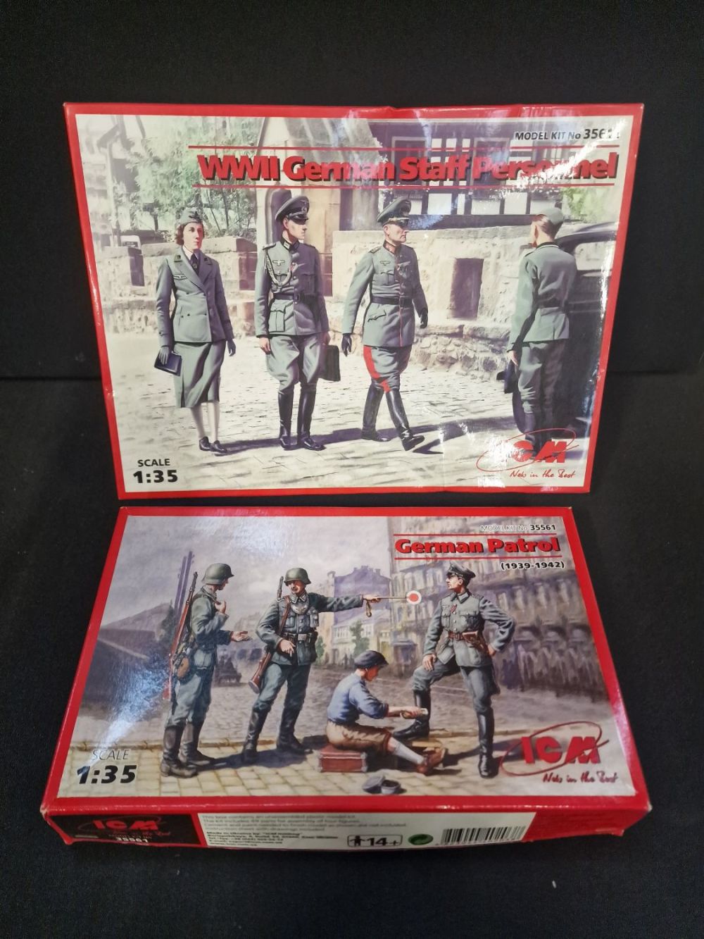 Lot 332: ICM WWII herman staff personnel no. 35611 (sealed)...