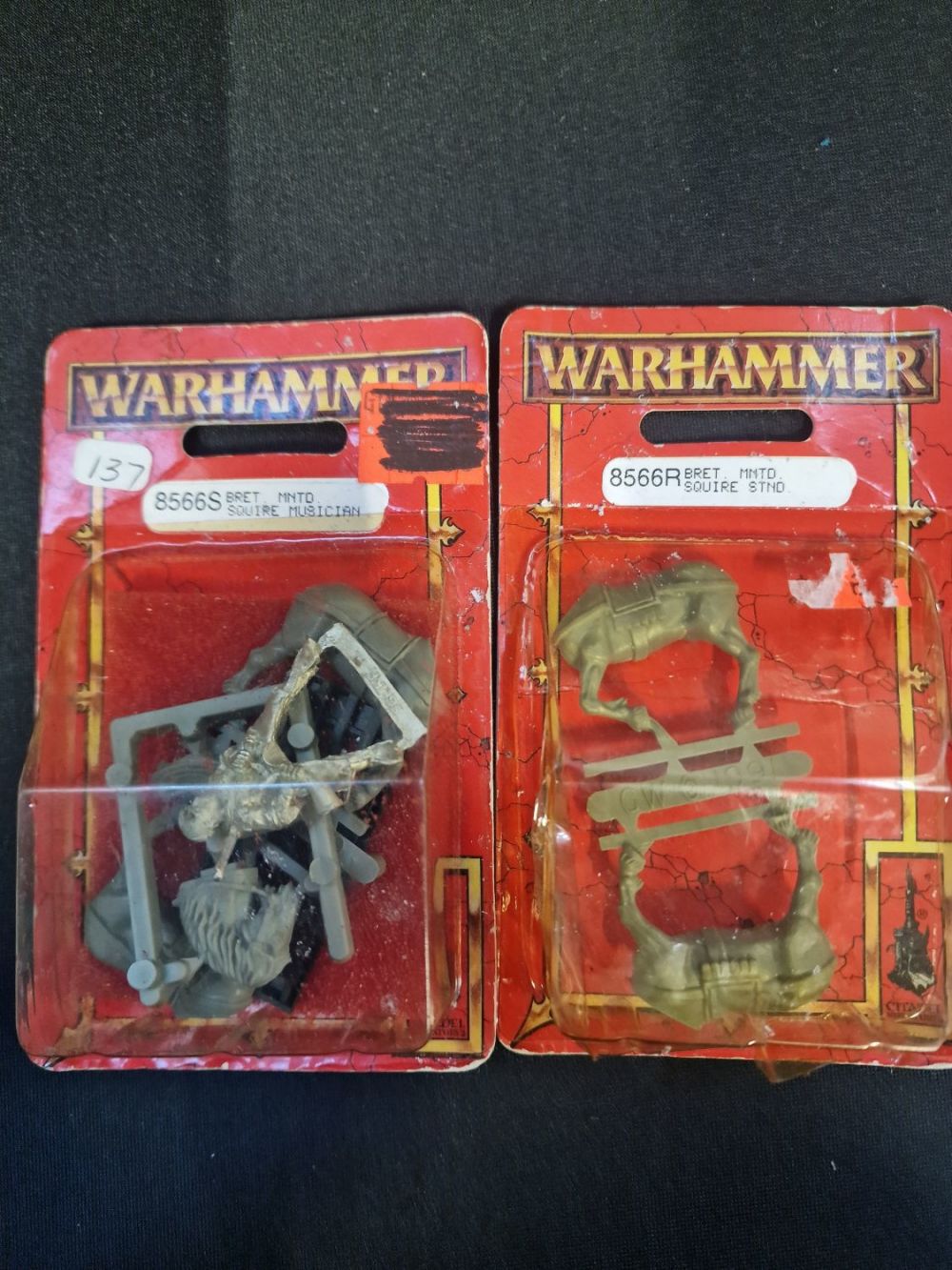 Lot 341: Wathammer, Games Workshop, citadel Bret month squire musician...