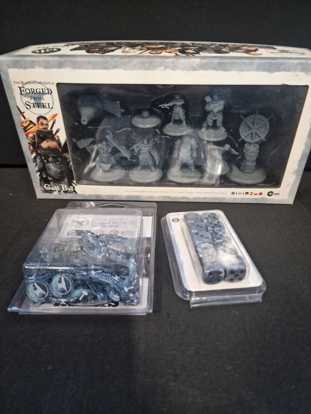Lot 344: Guild Ball Forged from steel box set. Blacksmith...