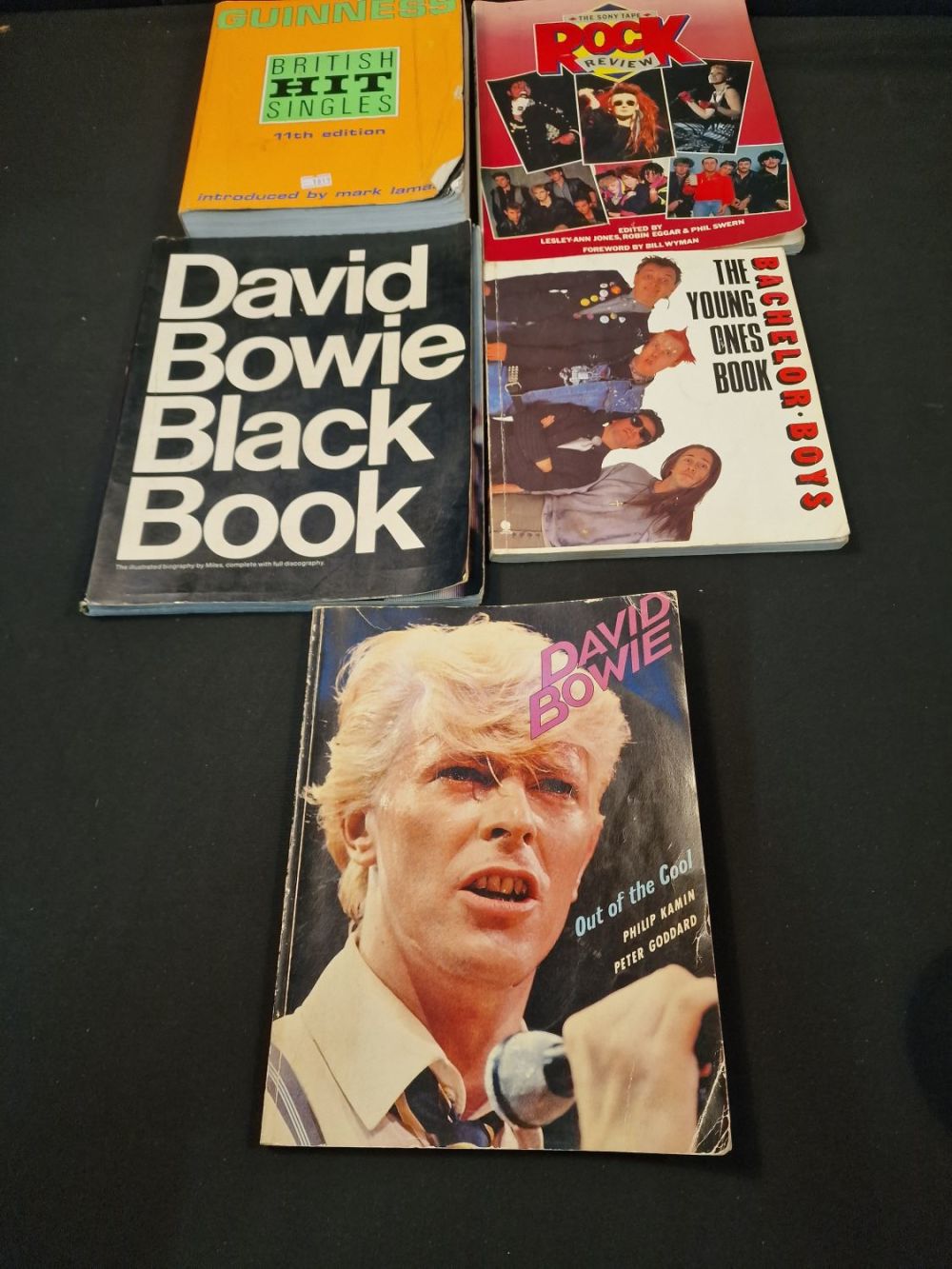 Lot 128: A selection of music books. Includes David Bowie...