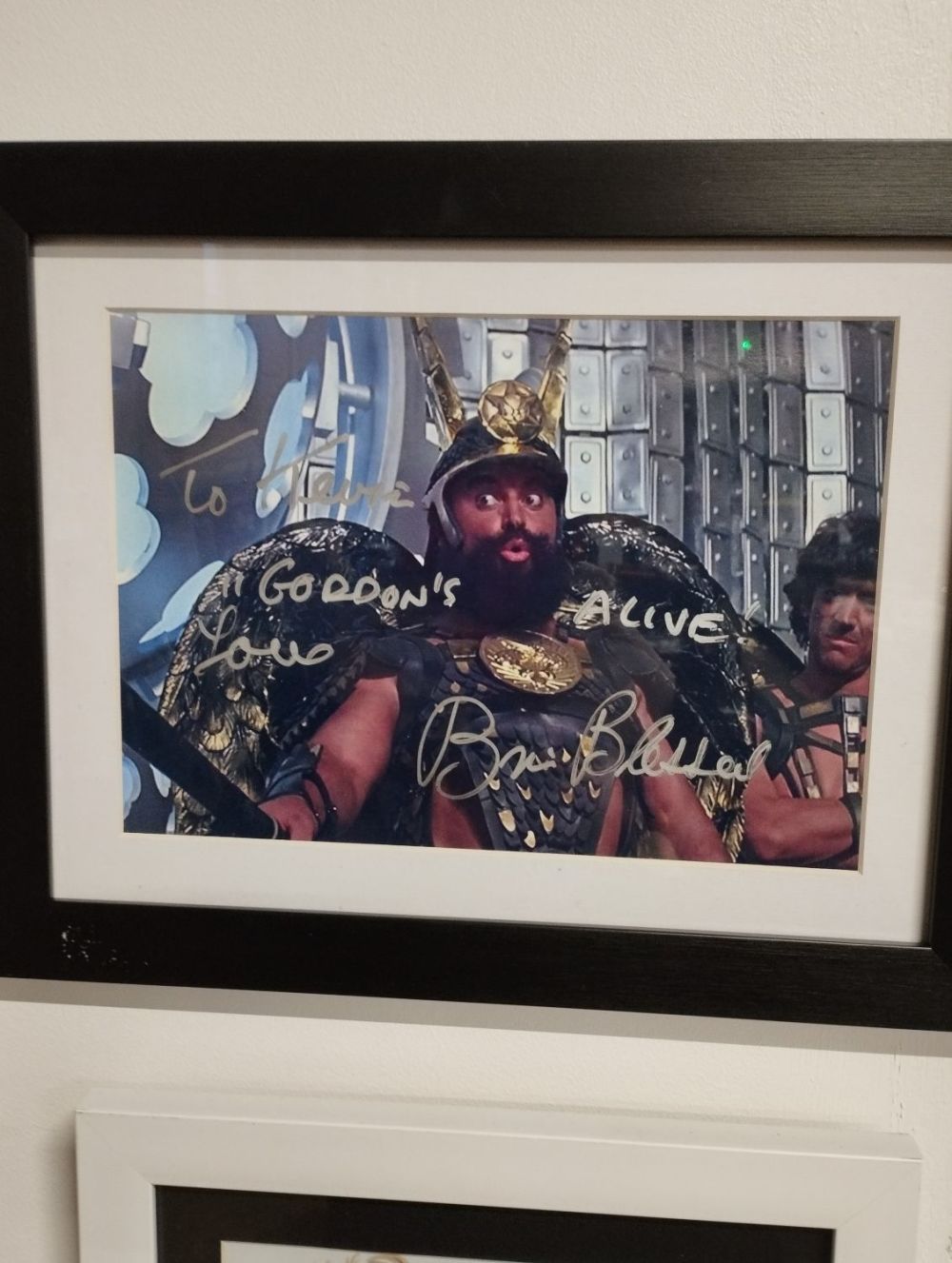 Lot 190: An Authenticated Signed Caricature of Brian Blessed and...
