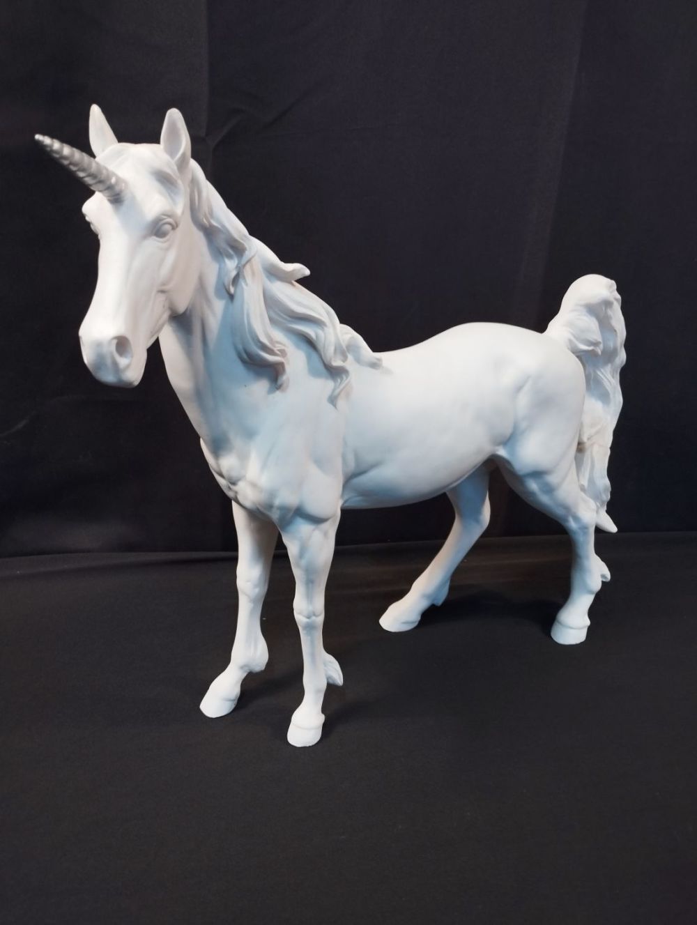 Lot 214: Unicorn Ornament. Approx. 45cm Length.