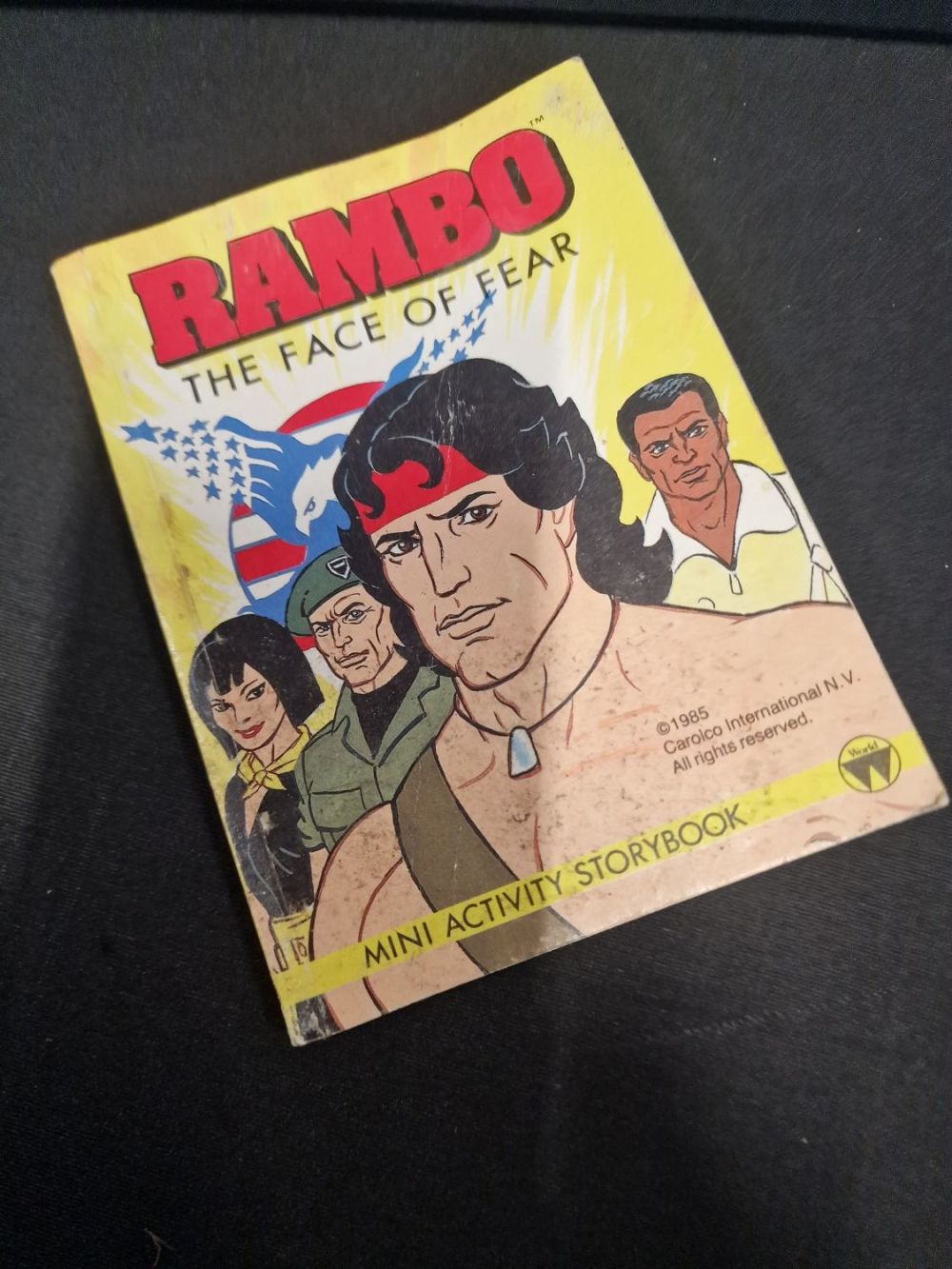 Lot 227: A vintage rare 1986 Rambo The Face of...
