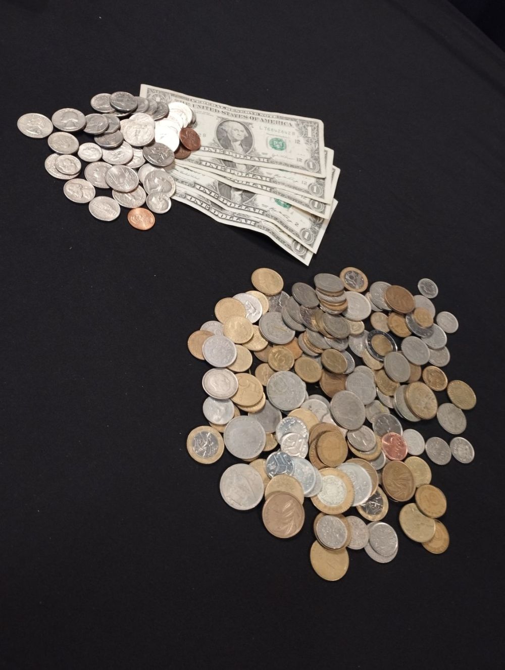 Lot 230: Selection of Foreign Coins and Notes inc US...