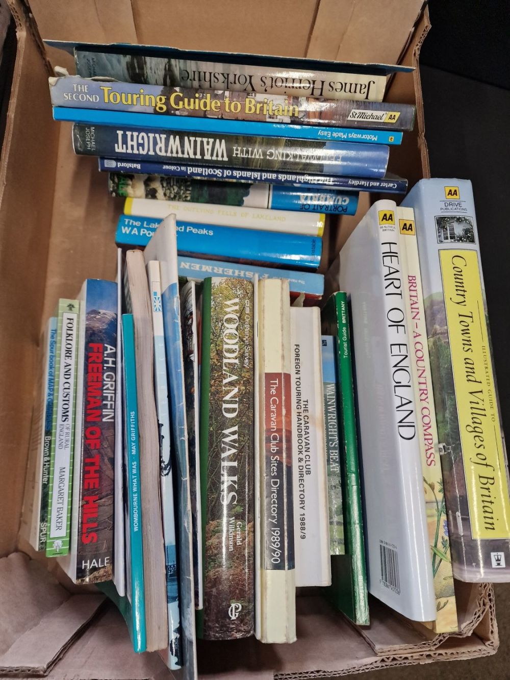 Lot 272: A collection of hard back books. UK related.