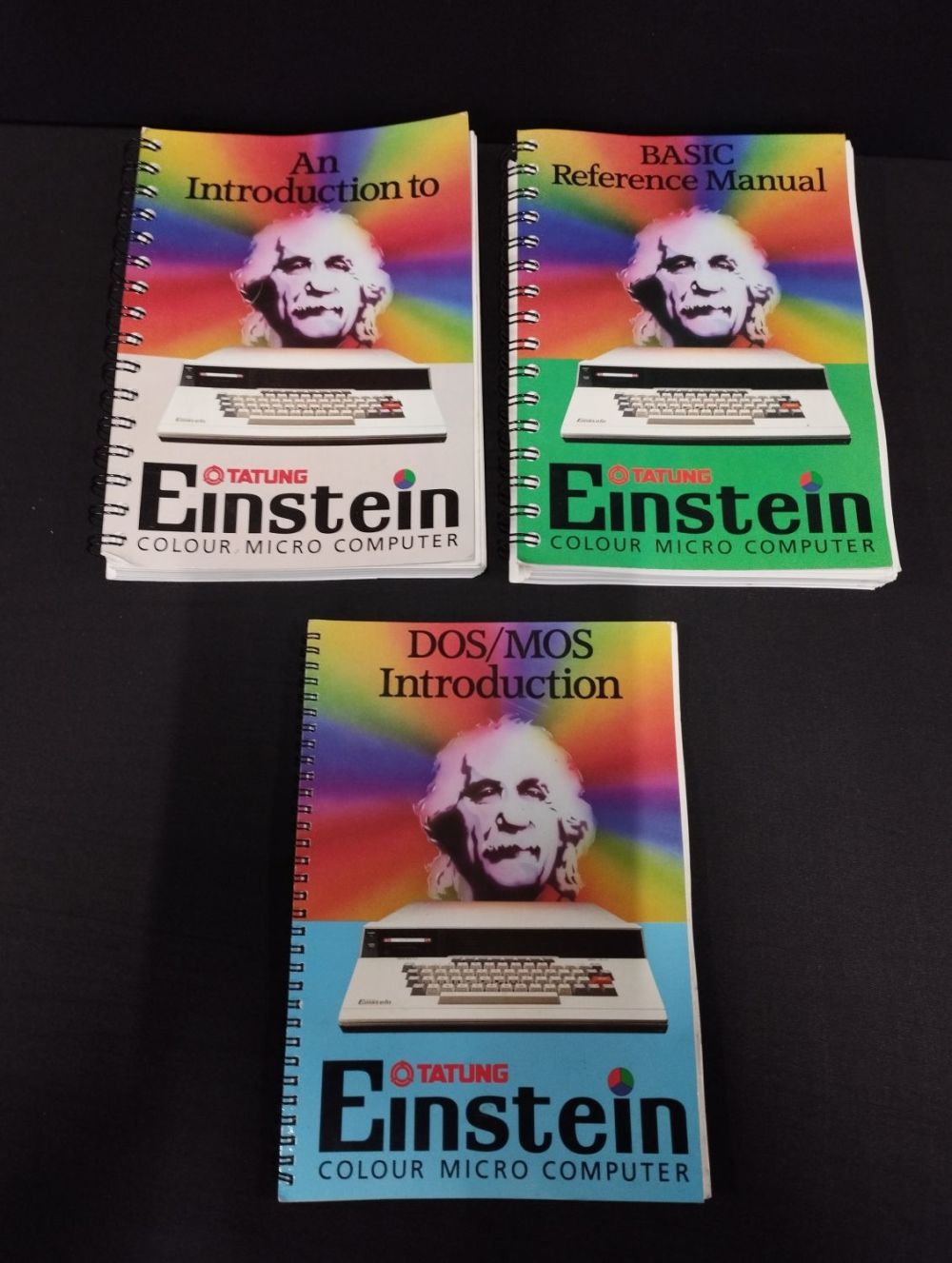 Lot 278: Vintage Tatling Einstein Colour Micro Computer Guides. An...