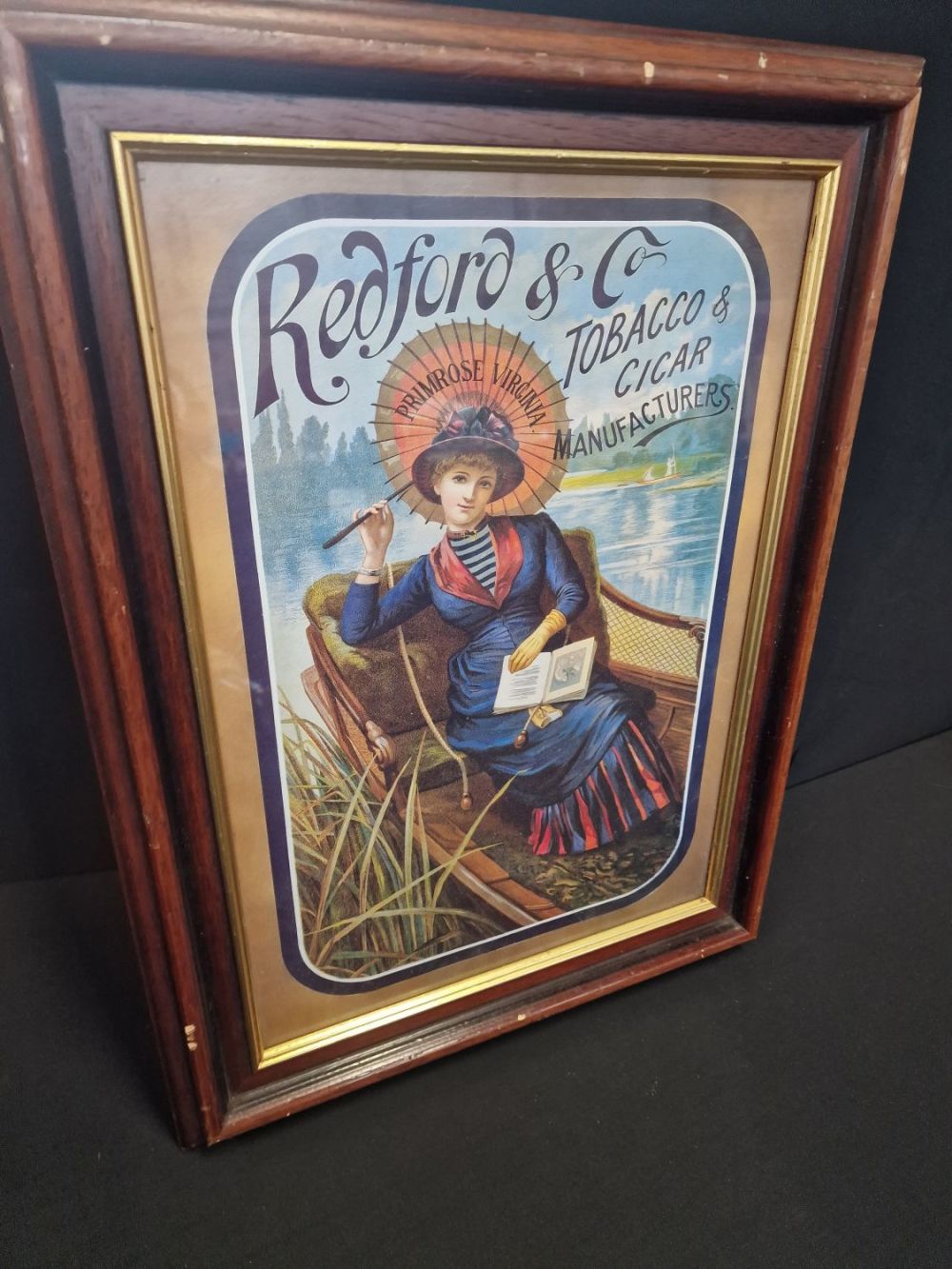 Lot 279: A framed Redford & Co. Tabacco & cigar...