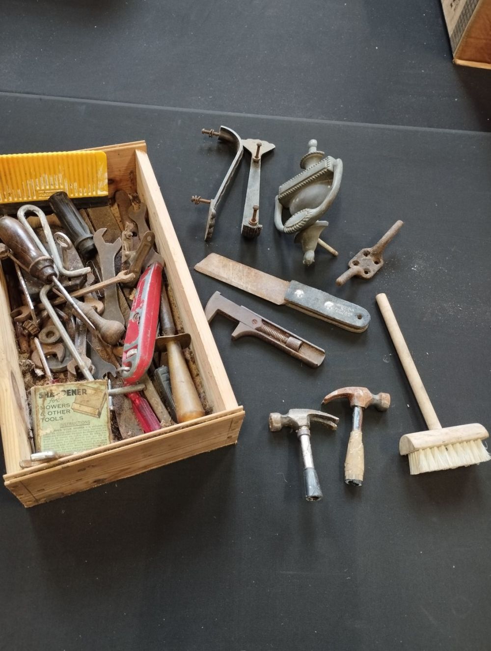 Lot 284: Large Selection of Vintage Tools and Hardware inc...
