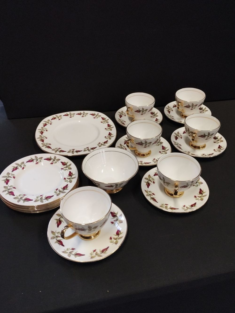 Lot 302: Selection of Vintage Royal Imperial Finest Bone China...