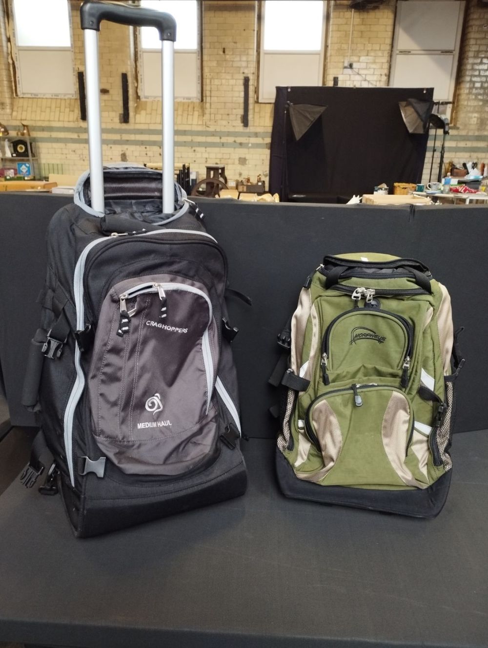 Lot 312: Pair of Backpacks. Craghoppers Medium Haul and Morpheus....