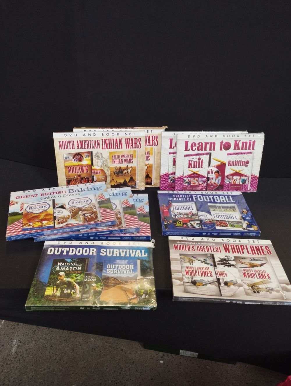 Lot 317: DVD and Book Sets. Worlds Greatest Warplanes, Greatest...