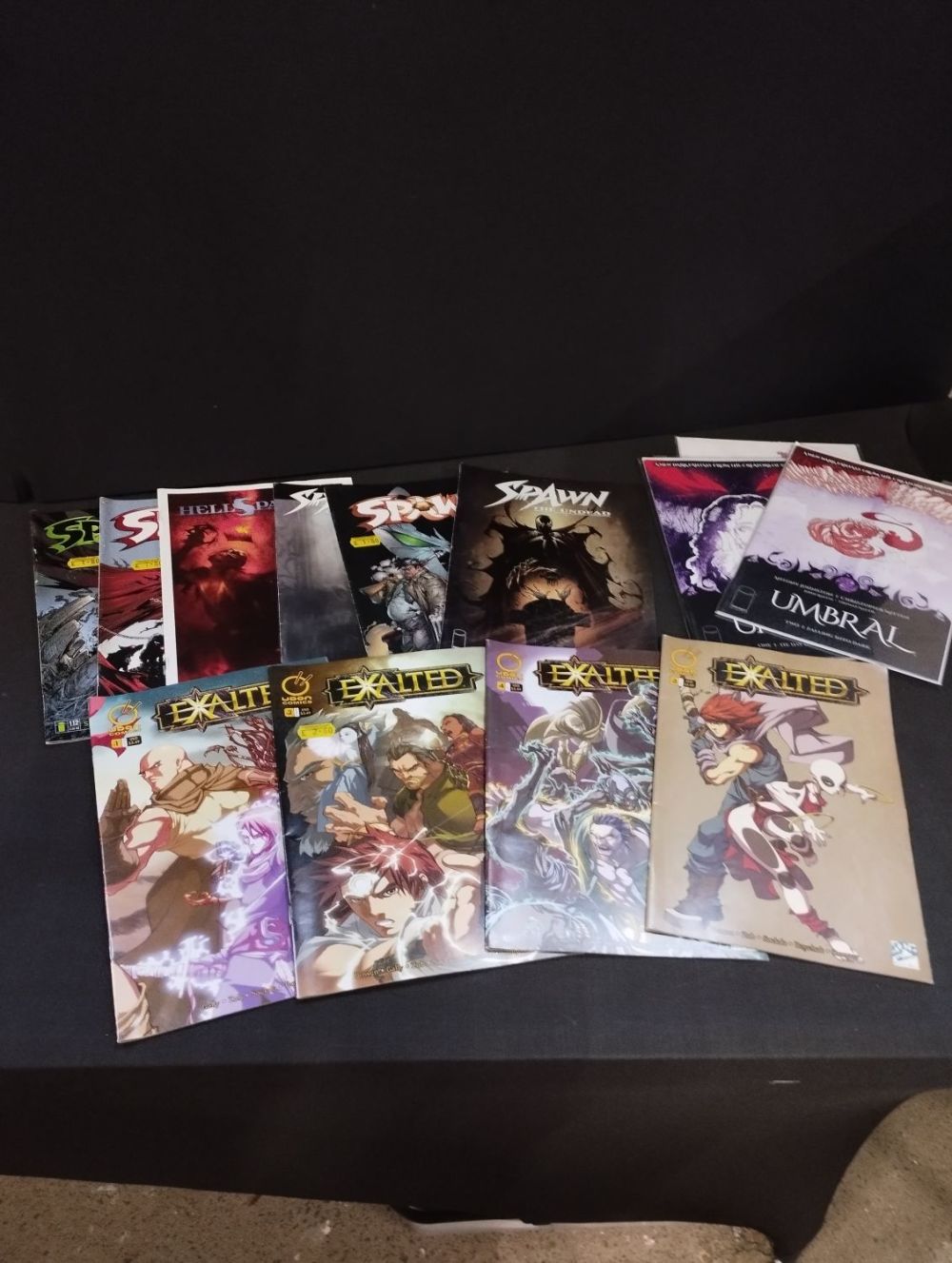Lot 338: Collection of Spawn, Exalted and Umbral Fantasy Comics