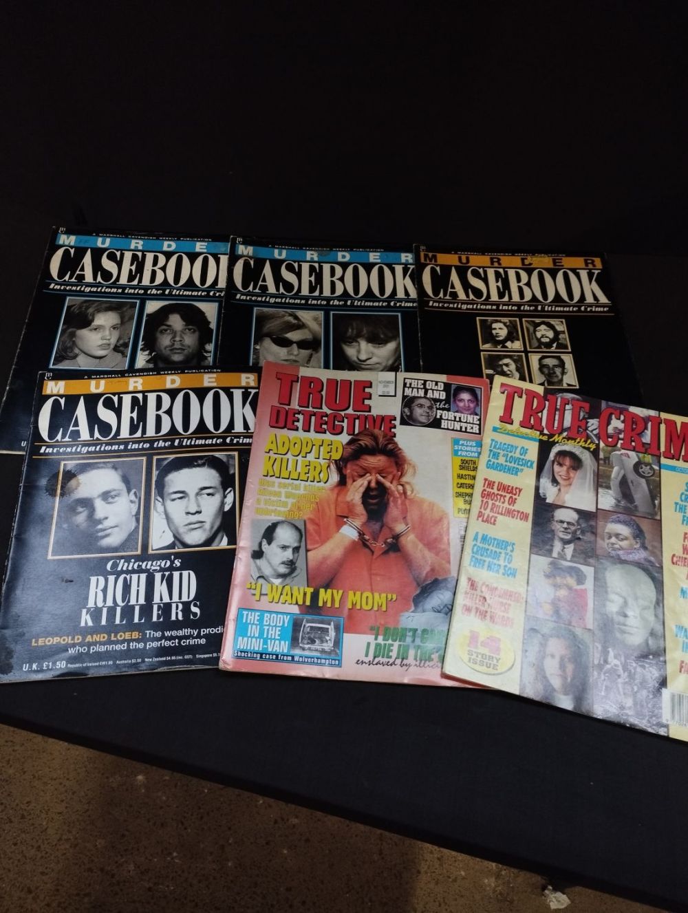 Lot 340: Collection of Vintage Crime Magazines. True Crime, True...