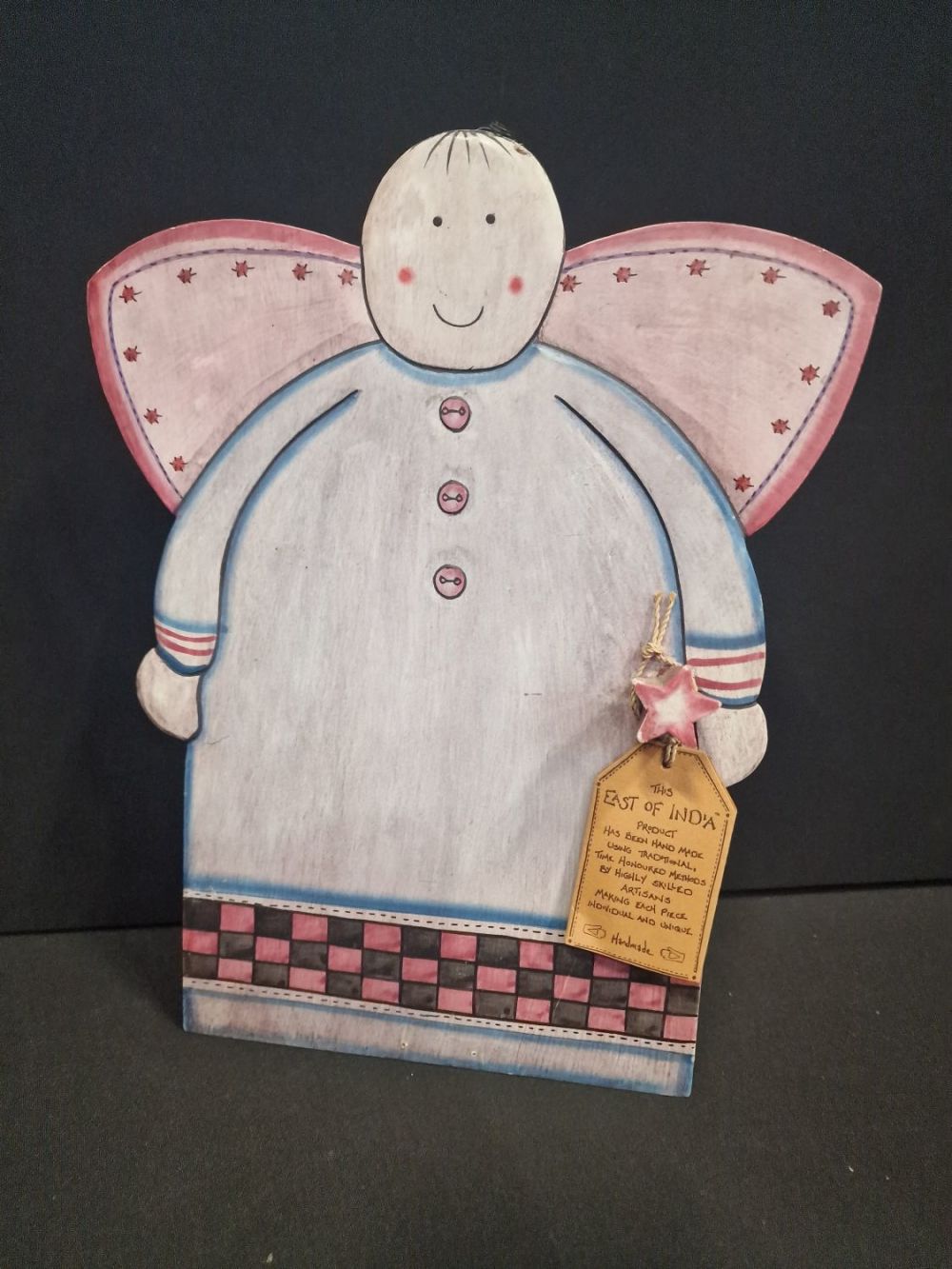 Lot 344: Handmade wooden key storage box.