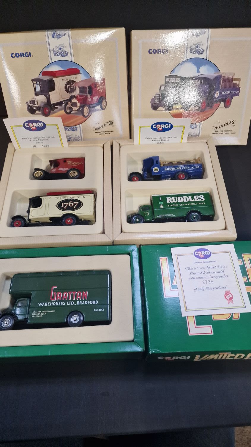 Lot 66: Three collectable vintage corgi limited edition classics Terry's...