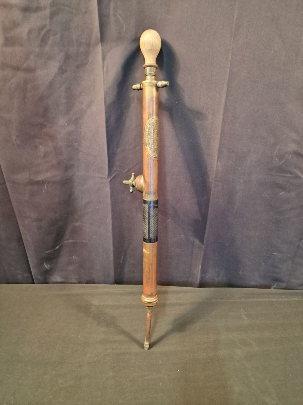 Lot 129: A The Mysto GemSpraying Outfit all brass double...