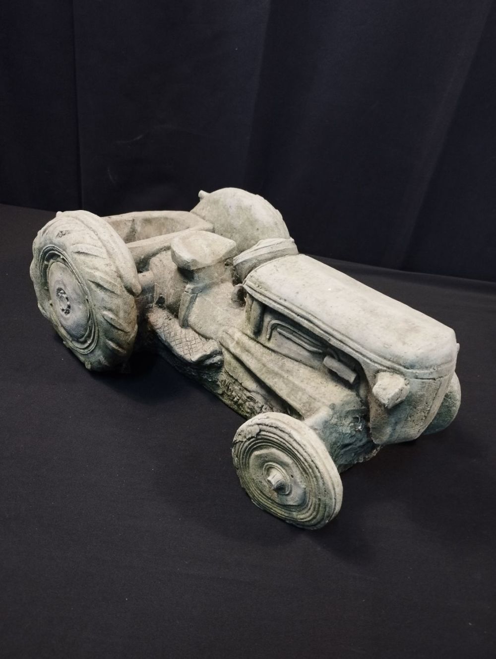 Lot 172: Stone Tractor Garden Ornament and Planter. Approx. 50cm...