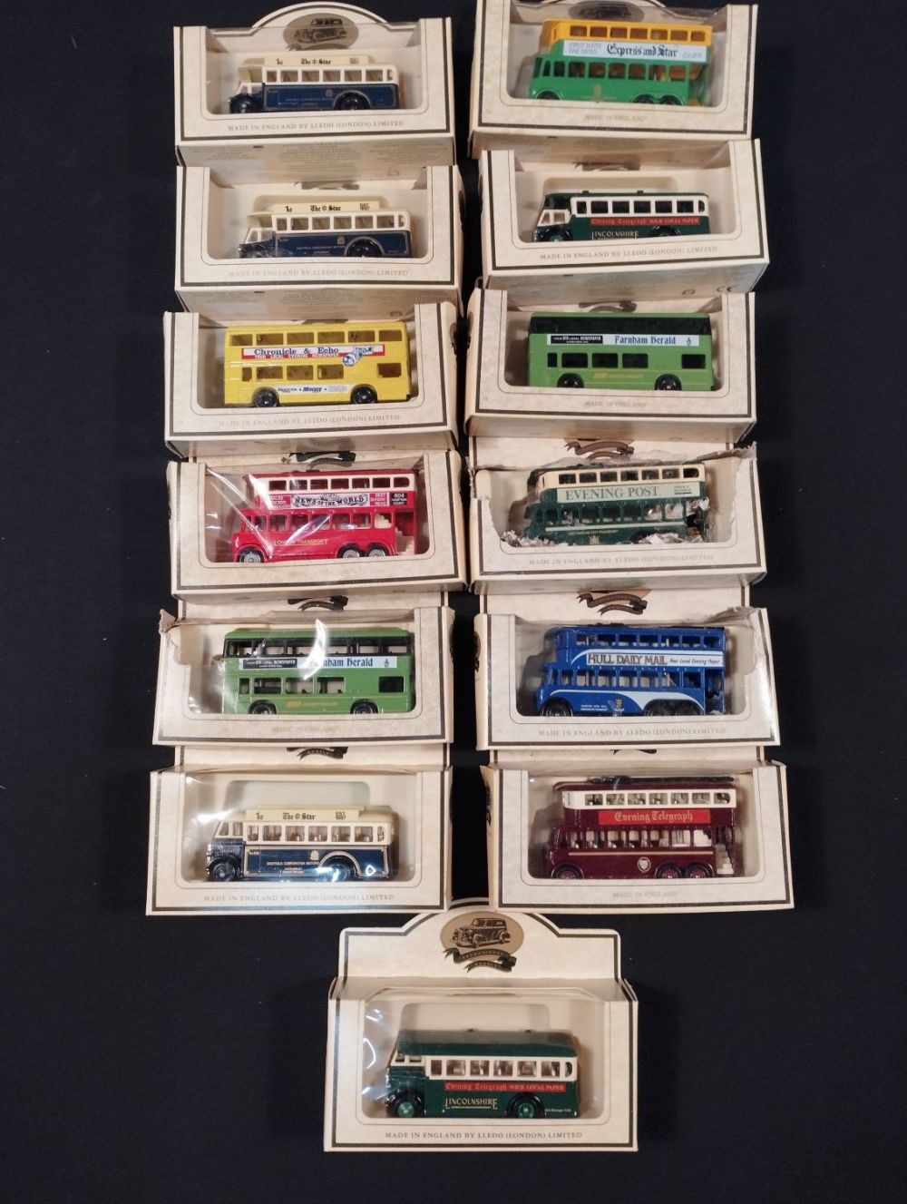 Lot 175: Selection of 13 Vintage Collectable Lledo Promotional Models....