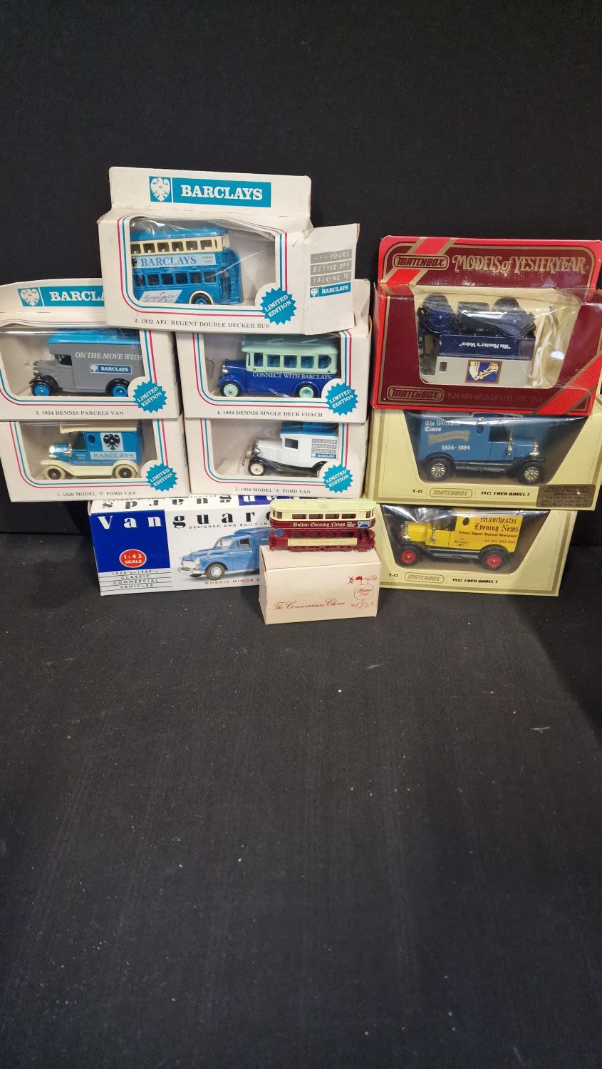 Lot 275: A collection of Barclays limited edition vans and...