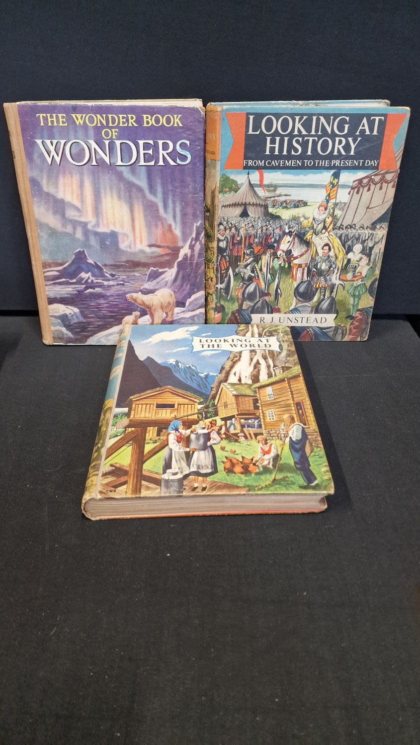 Lot 79: Three vintage books. Looking at History 1958, The...