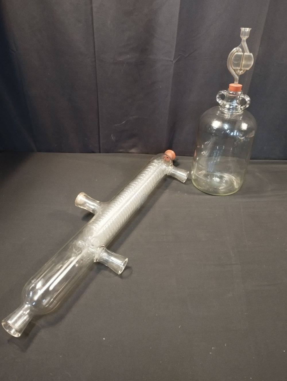 Lot 104: 5lt Demi John and Air Lock Bung with...
