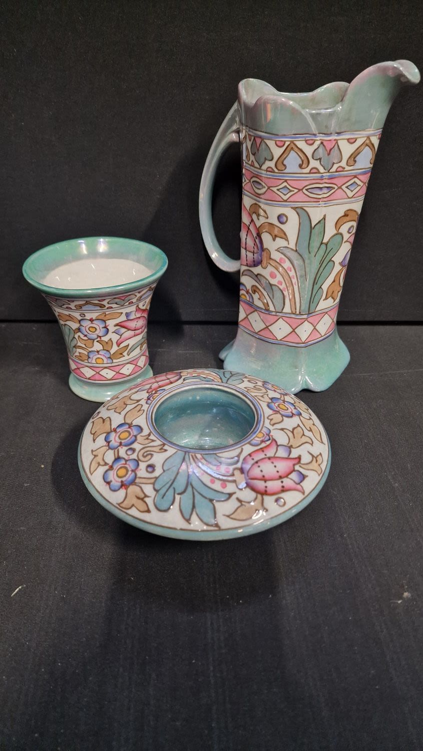 Lot 111: Three peices of Charlotte Rhead H J Wood...