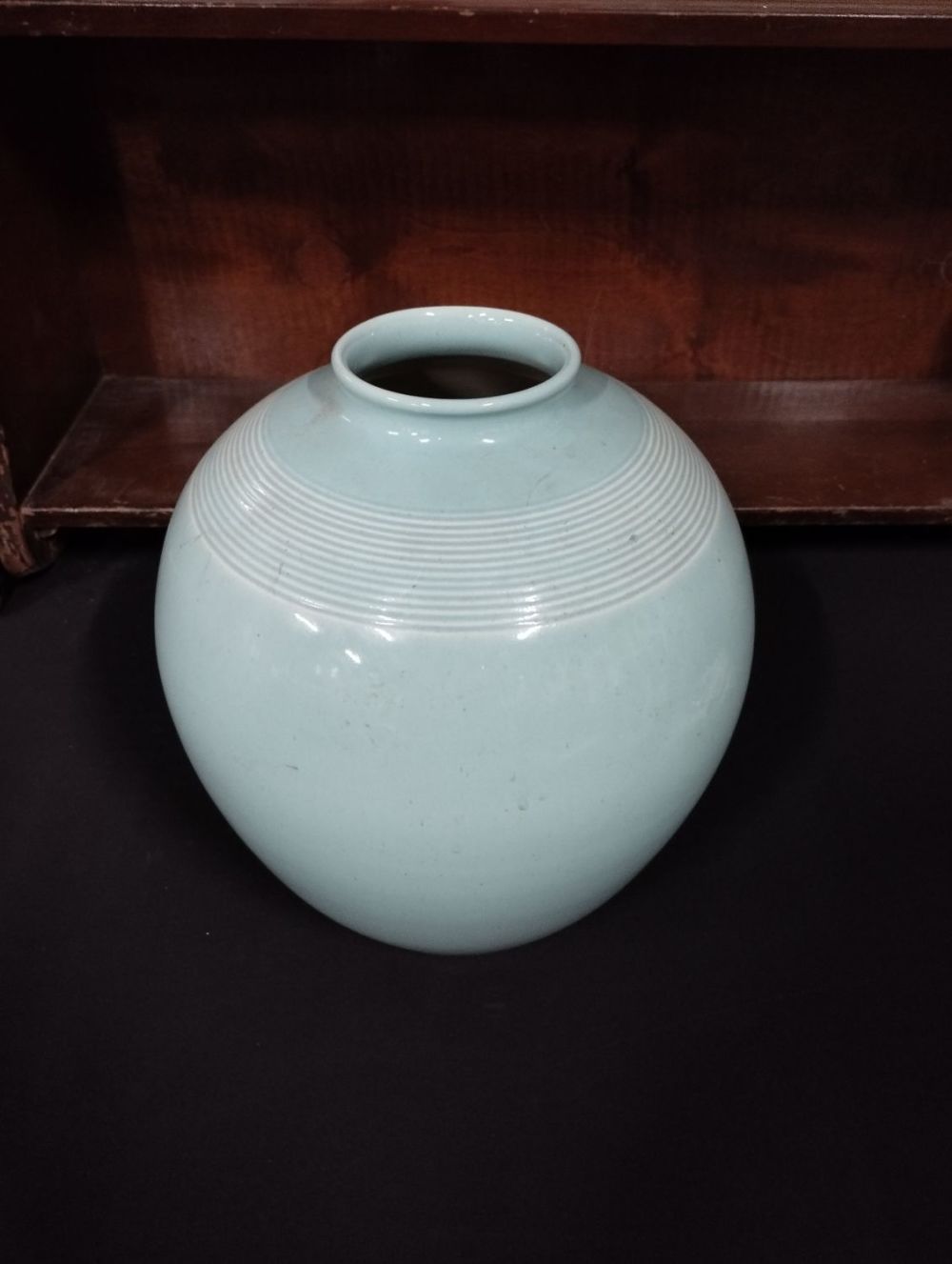 Lot 114: A Large Studio Pottery Vase. Approx. 28cm Tall