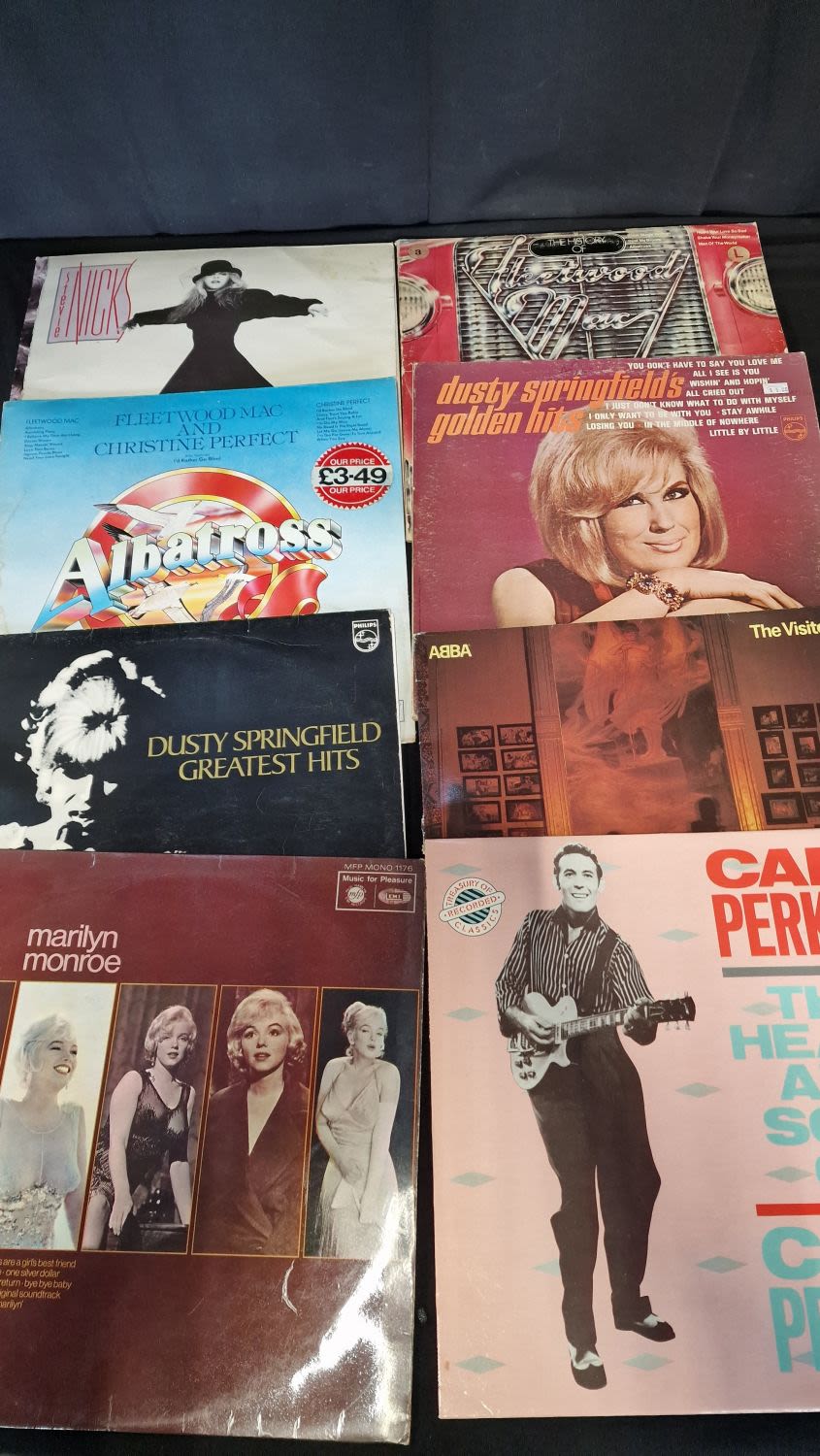 Lot 129: A selection of Vinyl LPs records incudes Stevie...