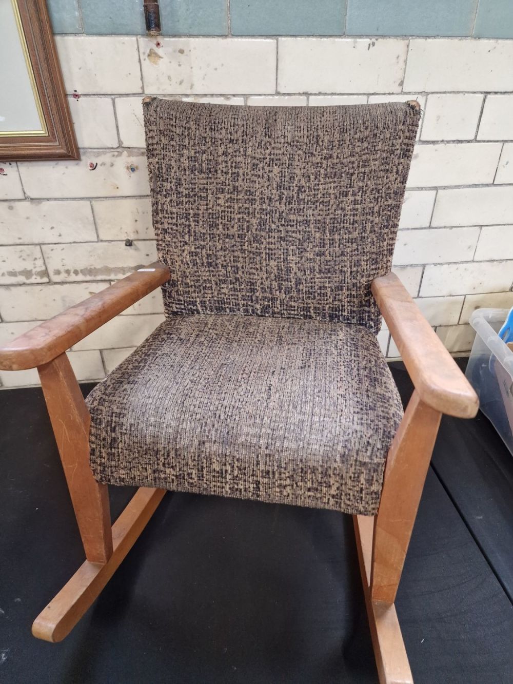 Lot 239: Vintage children's rocking Chair