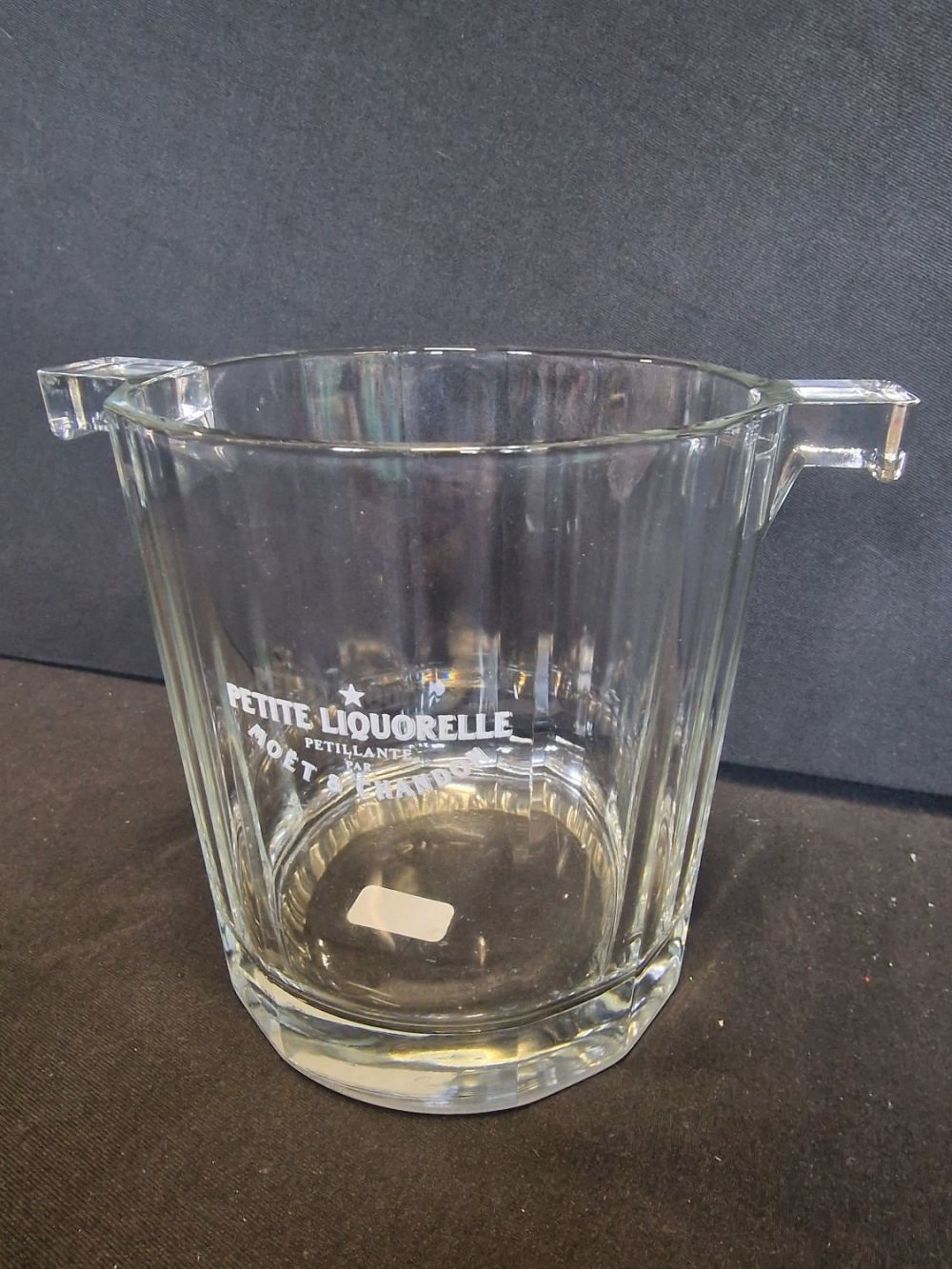 Lot 259: A glass Moet & Chandon Petite Liquorelle ice...