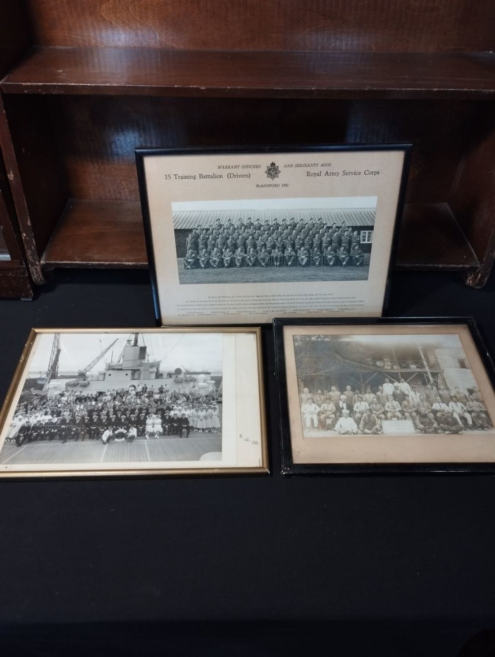 Lot 269: Selection of Vintage Framed Military Photography.