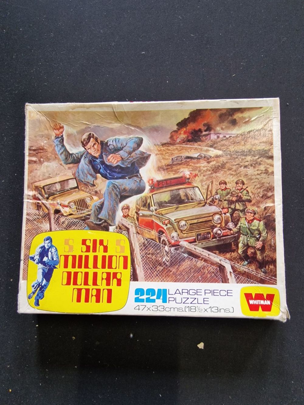 Lot 300: Six Million dollars man vintage jigsaw. AF