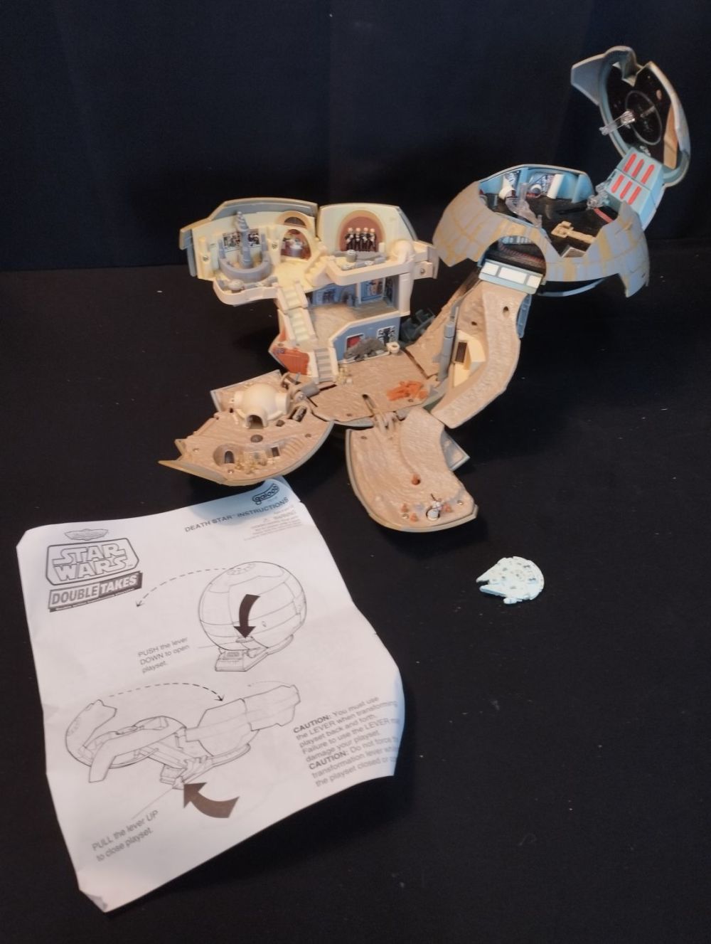 Lot 308: Star Wars Vintage Micro Machines Death Star, Kenner...