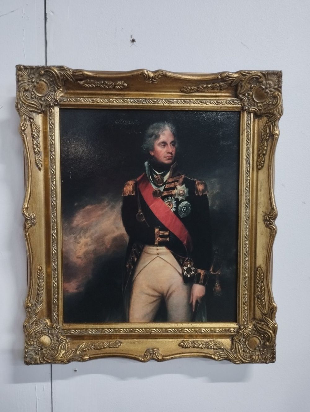 Lot 343: Vintage Framed Print of a Portrait of Horatio...