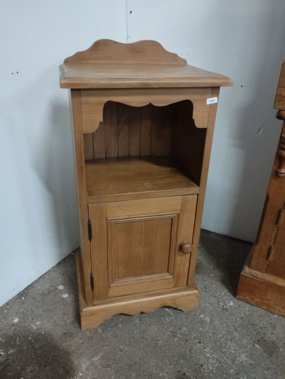 Lot 380: Pine Nightstand. Approx. 71h x 37w x 28d...