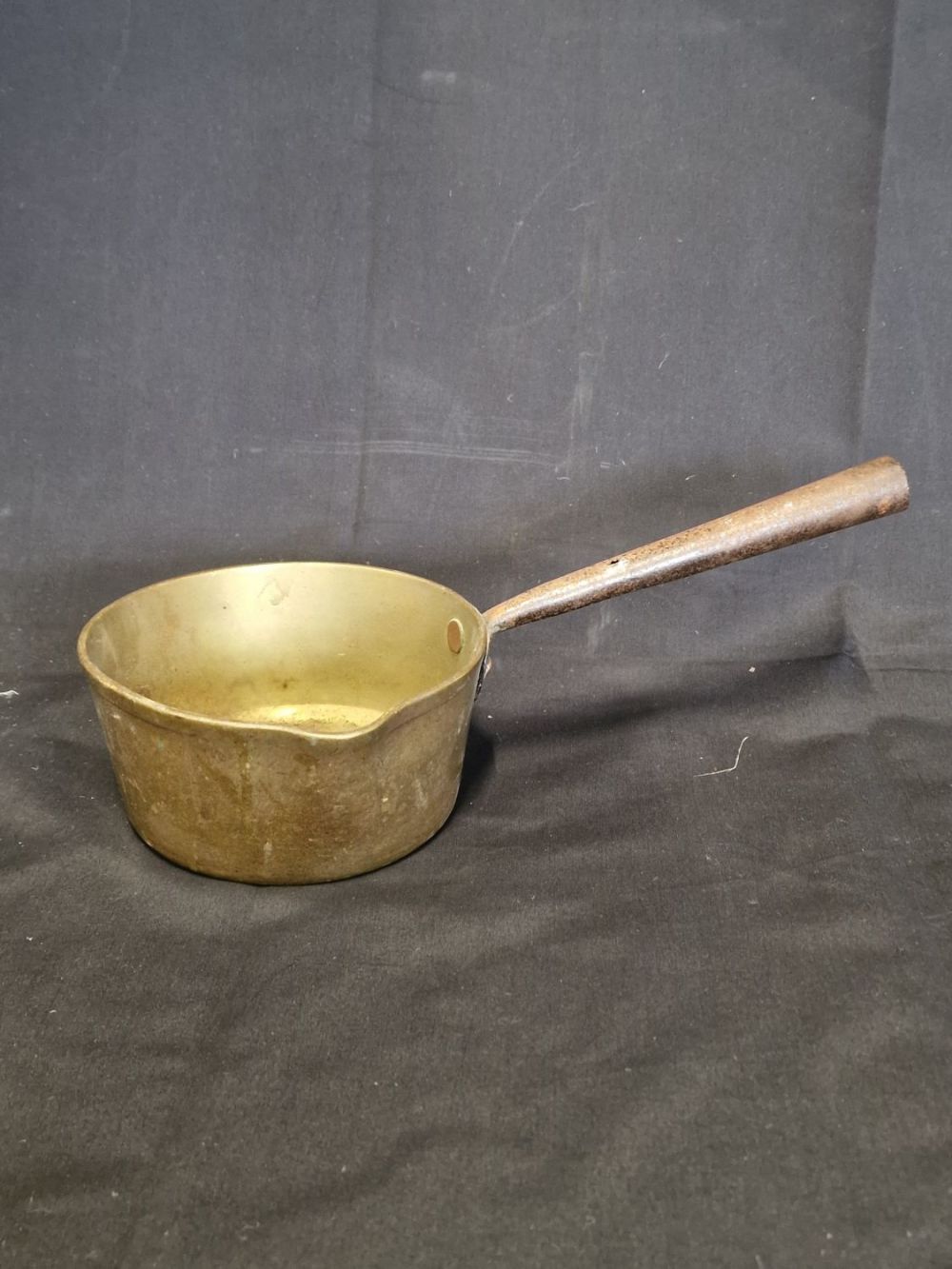 Lot 420: A vintage jam pan. 6" diameter