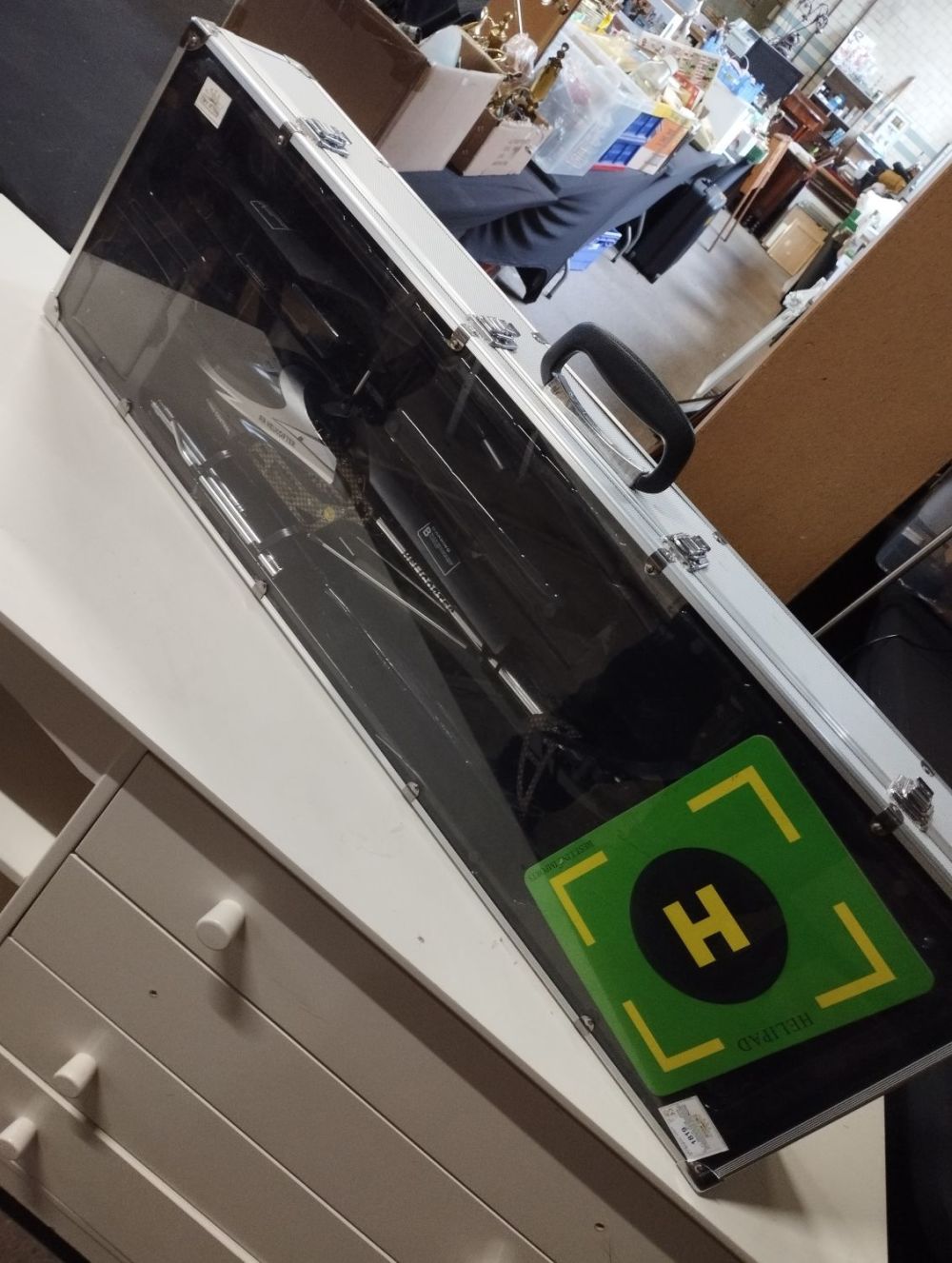 Lot 421: Radio Controlled Helicopter in Carry Case