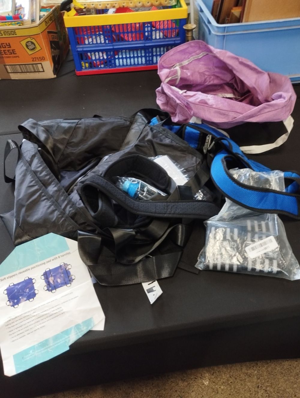 Lot 426: Bed Lifting Pad and Harness
