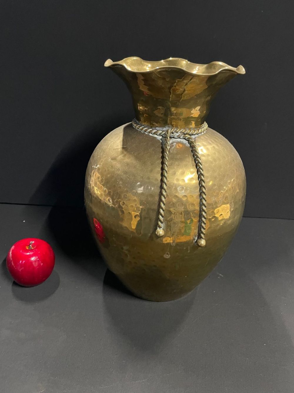 Lot 152: Large Brass Vase