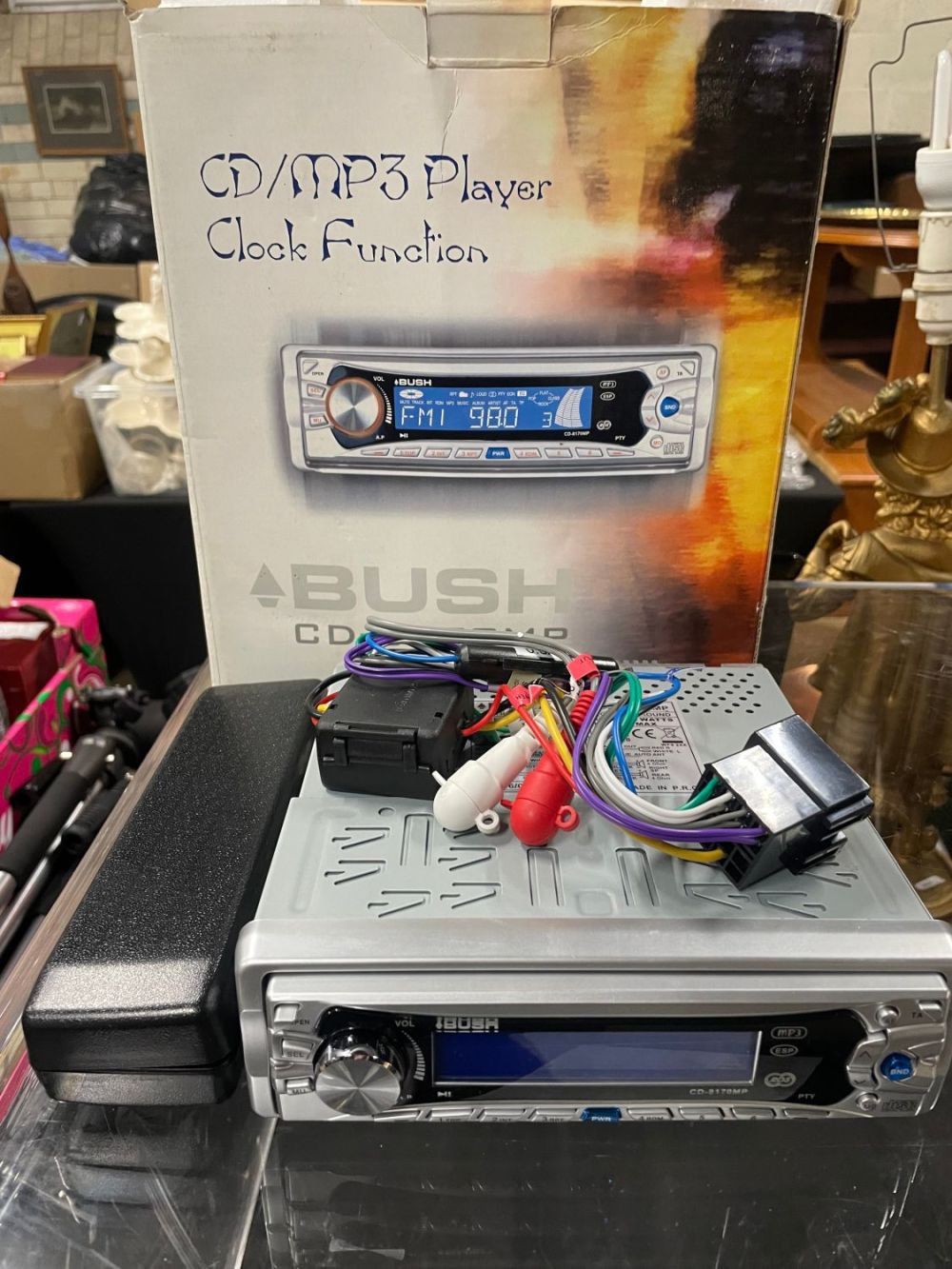 Lot 184: Bush CD/MP3 Car Sterio With With Removable Front...